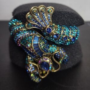 Heidi Daus Jewel Tones Crystal Lobster Cuff NiB